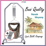 QQ Dino Spring Cot Rangka Buaian Boleh Lipat ayoto Foldable Baby Cradle Electronic Buaian Elektrik B