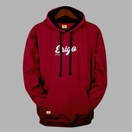 Black Aesthetic Hoodie with ERGO Stripes Mens and Womens Sweater Distro Hodi Erigo M-3XL