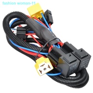 new✺┅H1 H11 H4 Headlight Headlamp Light Bulb Relay Wiring Harness Socket Plug Wire Kit