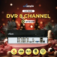LOEWIX DVR 8 Channel 5MP 6in1 - Digital CCTV Video Recorder can be accessed by Online - LX-9508