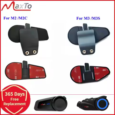 Maxto M3 M3S M2 M2C Motorcycle Helmet Headset Intercom Bracket Mount Holder Base For M2 M3 Interphon