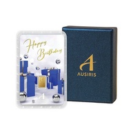 Boxset ทองคำแท่งพร้อมกล่อง 1 g ลายการ์ด Happy Birthday - Ausiris, Home &amp; Garden