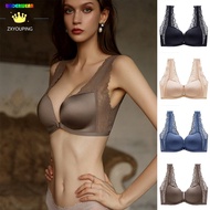 ZXYOUPING 2 PCS Lace Softness with Bra for Woman Female Sexy Push Up Bra for Women Lace Emboridery Underwear Padded Bra