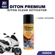 DITON Premium 9128 Clear Gloss Activator Clearcoat Kereta/Motor Aerosol Spray Tin DIY 400ML