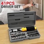 41pcs Alat Membaiki 41 dalam 1 Kotak Peralatan 41pcs Toolbox Spanar Set Socket Set 41pcs Tool Kit Sc