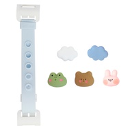 WiLLBee CLIPON Soft Mini with 5pcs Charms (Blue & Round Friends) eBook Reader Cell Phone Silicone St