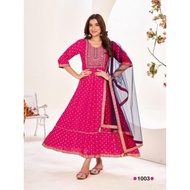 Rayon dress with shawl.