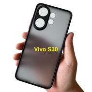 Hard matte silicone edge camera protection case for Vivo S30/ S30 Pro Mini