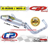 Original yamaha mio j x ride cld exhaust type c2 pro series