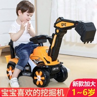 Toy Excavator for Children, Large Ride-On Excavator for Boys, Engineering Vehicle, Excavator, Digger