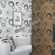 Wallpaper Dinding Murah Kamar Ruang Tamu Minimalis Modern Circle