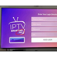 IPTV SMARTER PRO UNTUK TV LG SAMSUNG HISENCE SHARP TV ANDROID IOS PC  HP