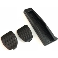Car Pedals,Foot Pedal Covers Non-Drilling Non-Slip Accelerator Gas Fuel Brake Foot Rest Pedal Pads F