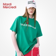 เสื้อยืดแขนสั้น พิมพ์ลายตัวอักษร Mardi Mercredi's แฟชั่นฤดูร้อน สําหรับผู้ชาย และผู้หญิงS-5XLS-5XL