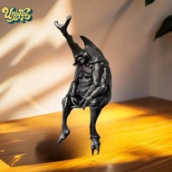 (Unique) Antique Brass Realistic Beetle Sculpture Dual Horned Beetle Figurine With Intricate Detaili