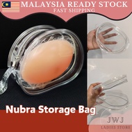[READY] Nubra Holder Storage Bag Transparent  Nubra Case Bras Travel Storage Box 隐形内衣收纳盒方便携带旅行