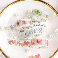BGM Foil Washi Tapes | Colorful Heart Star Rain Drops Jewelry Candy Fruits Daisies Universe Art Materials