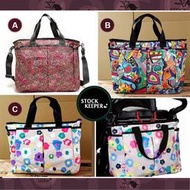 ◀倉庫掌門人▶現貨 LeSportsac Baby Bag 媽媽包 防汙墊 尿布墊 斜背 旅行包 花田 舞蹈 7532