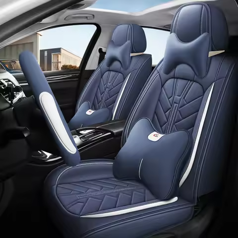 1 PCS Universal PU Leather Car Seat Covers For Jetour T2 BMW X3 E83 W212 Peugeot 308 Audi A5 Sportba