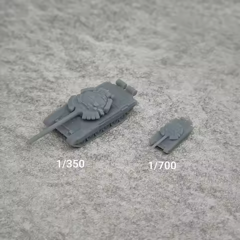 5PCS T72BM4 Tank Resin White Model 1/350 Or 1/700 Tank Model TK141