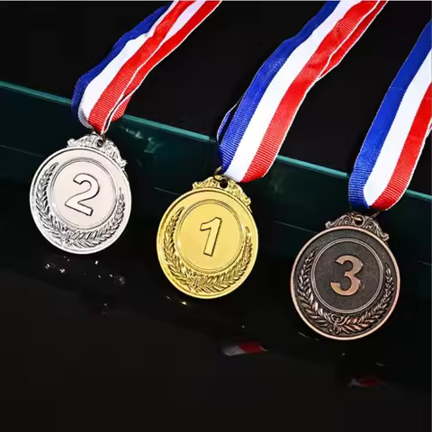 1PC 1st/2nd/3rd Place Competition Gold Silver Bronze Medals Children'S Rewards School Kids Competiti
