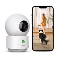 2K Security Camera Indoor, Baby Monitor Pet Camera 360-Degree for Home Security,Camera with 5/2.4 GH