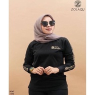 (BISA COD) Kaos Zolaqu Lengan Panjang Original / Atasan Wanita Zolaqu