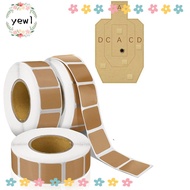 YEWW Square Target Pasters, for Long&Short Range Self-Adhesive Target Stickers,  Labels Outdoor  Ran