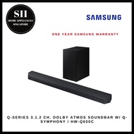 Samsung Q-series 3.1.2 ch. Dolby ATMOS Soundbar w/ Q-Symphony / HW-Q600C (2023) * 1 YEAR LOCAL SAMSUNG WARRANTY