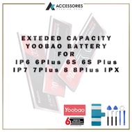 YOOBAO Battery Phone Battery Replacement Battery Ip Yaobao Battery Yoobao Bateri Extended Battery 6S