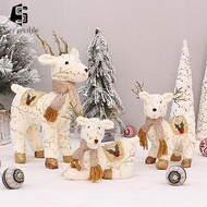 [Serenable] Christmas Reindeer Soft Animal Simulated Plush Elk for Restaurant Festivals