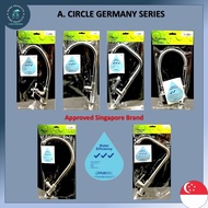 【SGLBHH】A. Circle Germany Series Tap/Cold Tap/Basin Tap/Kitchen Tap/Water Tap/Stainless Steel Tap