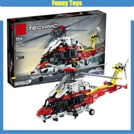Mechanical Set Airbus H175 Rescue Helicopter 42145 Model Building Block Toys (2000+/PCS) Suitable fo