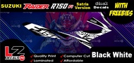 Suzuki Raider 150 Fi (Satria Version) Stock Decals / Stickers with Freebies