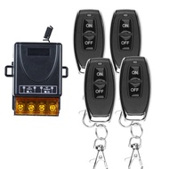 433Mhz Wireless Remote Control Switch AC 110V 220V 10A Relay 1CH Receiver Controller and 2 botton RF