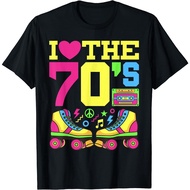 Heart 70S 1970S Fashion Theme Party Outfit Seventies Costume T-Shirt