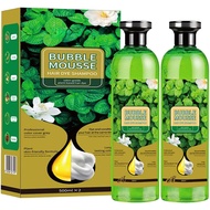 Bubble Mousse Hair Dye Shampoo, Dark Brown Cover White Hair Dye Shampoo, Odorless Hair Dye Shampoo, 