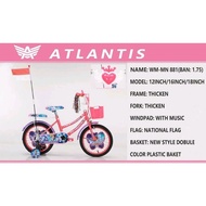GIRLS' BIKE MUSICAtlantis SIZE 12 16 18 INCH