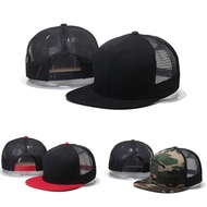 2021 Trucker Hat Flat Brim Adjustable Multiple Colours men and women baseball cap men and women alon