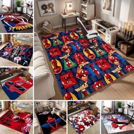 8pc Spiderman Themed Carpet Vibrant Design for Kids Room Chair protection pad rug Office carpet T34