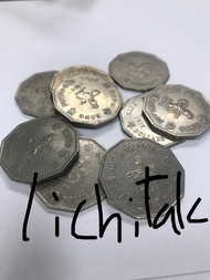 香港1976年 十角型五蚊 $5  流通品相