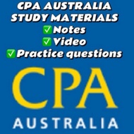 2026 EG FR SMA FRM GSL CPA Australia Study Materials Index Lecture Videos Notes Exam Questions Answe
