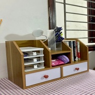 SURE H-SHAPED DESK BOOKSHELF HD 051