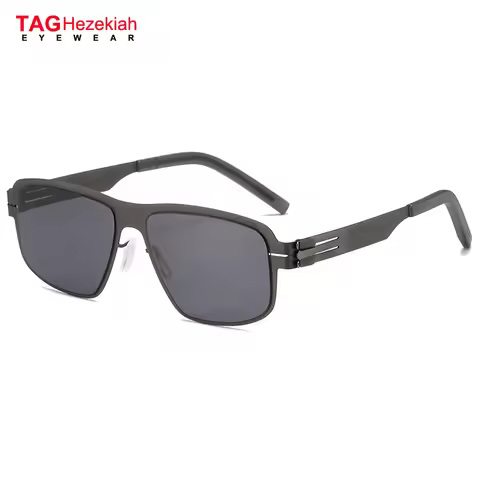 TAG Hezekiah Germany Design Sunglasses Men AMG09 Ultralight Biological Steel Classic Sunglass Women 