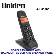 UNIDEN AT 3102 DECT CORDLESS PHONE WITH BACKLIGHTED LCD AND SPEAKERPHONE