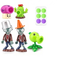 Plants Vs Zombies 5 Style Toy Set Peashooter Coconut Cannon Cost-effective Toys Genuine Game Scene G