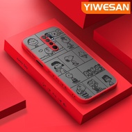 YIWESAN เคสสำหรับ Xiaomi MI POCO M2 Redmi 9 9Aเคสลายการ์ตูนสนูปี้บางเปลือกแข็งด้านหลังซิลิโคนนิ่มขอบแฟชั่นกันกระแทกเคสป้องกันเลนส์กล้องคลุมทั้งหมด