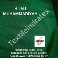 ( per setengah meter ) bahan gamis meteran kain BESWAY BSY TEBAL POLYESTER premium lebar 115 cm mete