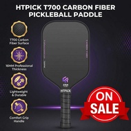 [READY STOCK] HTPick Pickleball Paddle T700 Carbon Fiber Woven Texture 16mm Pickleball Racket