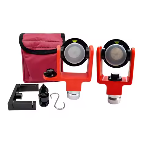 ADS102 Mini Prism Reflector for Trimble Total Station with 5/8 Thread with Bubble for TOPCON Total S